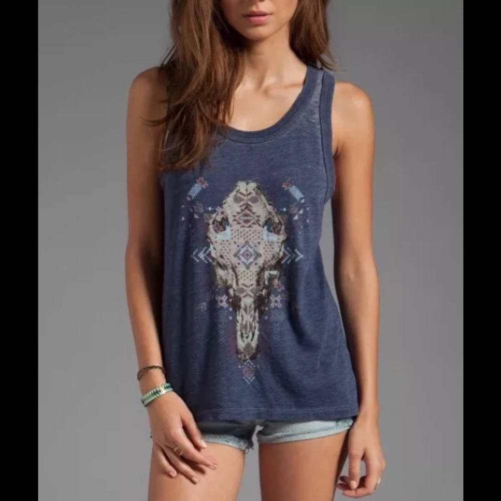 CHASER ( SMALL & MED ) BLUE BOVINE COW TANK TOP